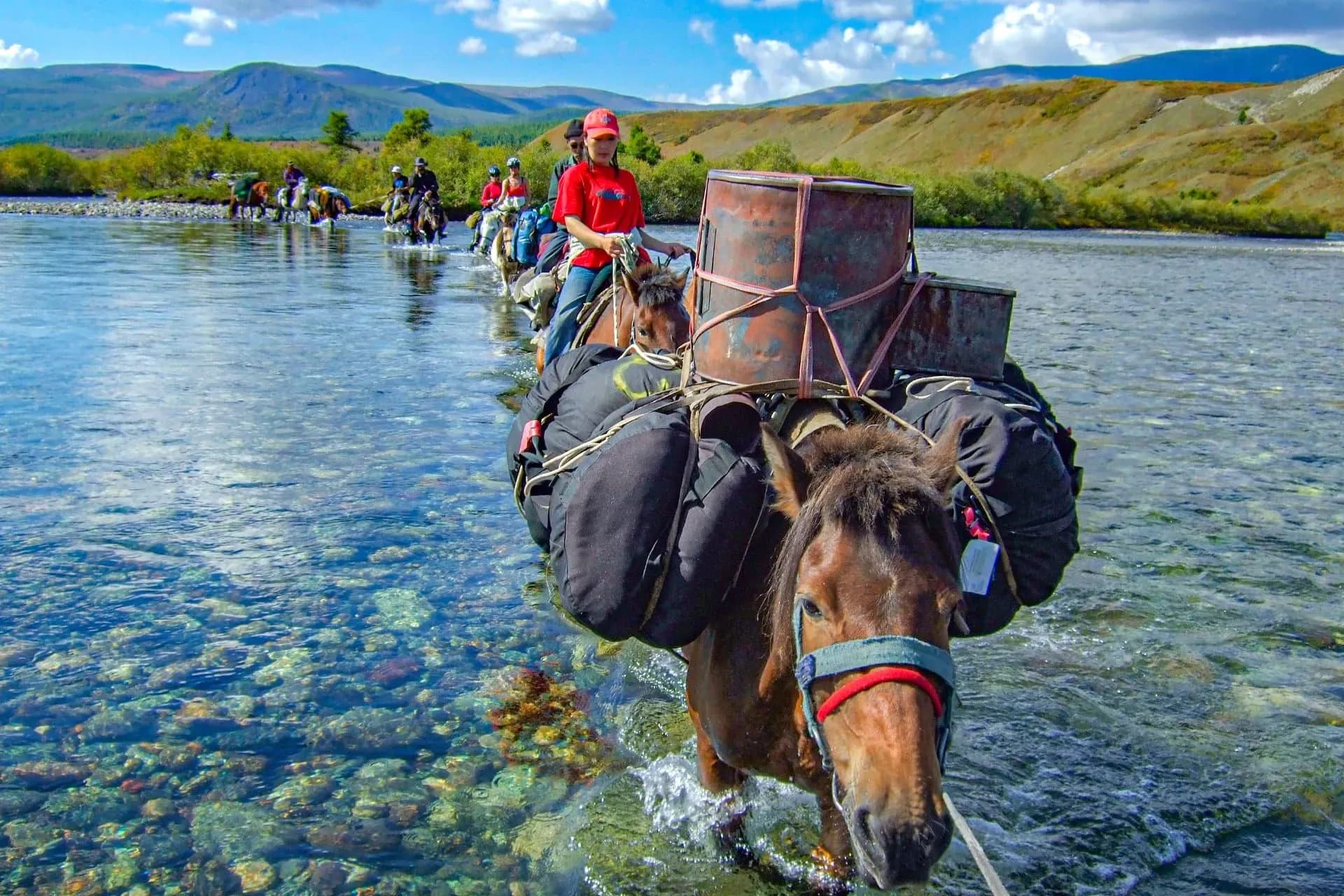 Mountain trail adventure